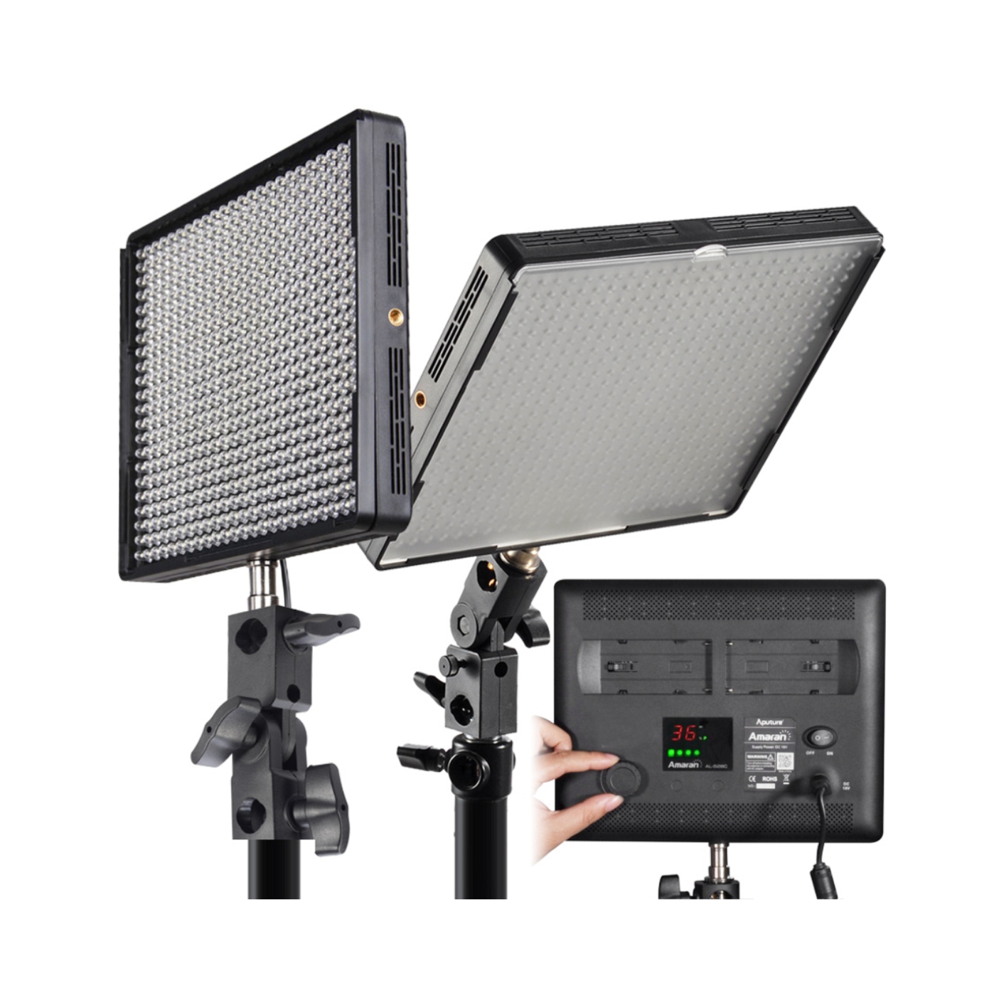 Batterie Compatible Aputure Amaran – 2000mAh, 7,4V, Li-ion, Avec Port Micro-USB, Remplace NP-F550, NP-F970, Etc.